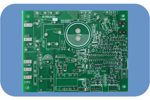 Double sided thick copper communication plate