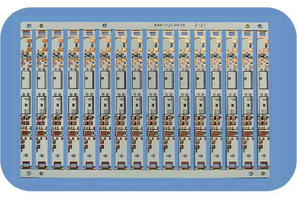 Single side double layer aluminum base board