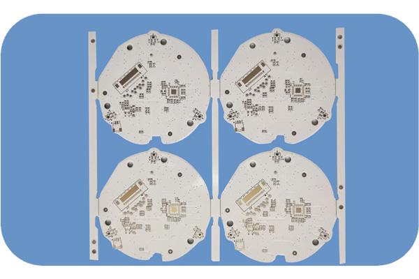 Double sided gold plate