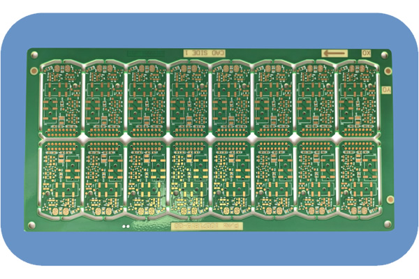 Double sided high TG gold plate