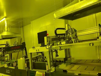 Automatic solder wire printing