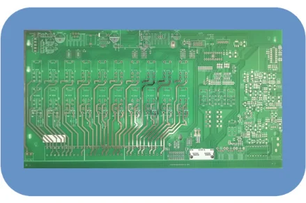 Double sided thick copper communication plate