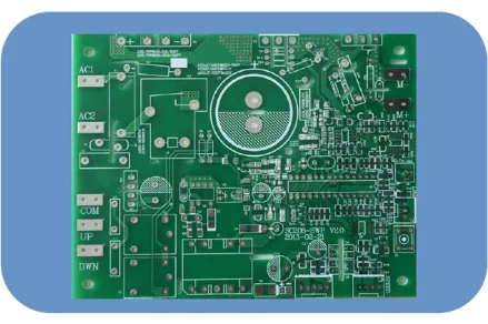 Double sided thick copper communication plate