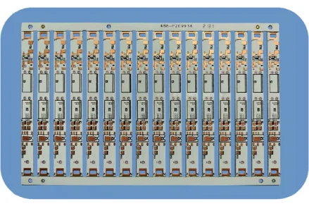 Single side double layer aluminum base board