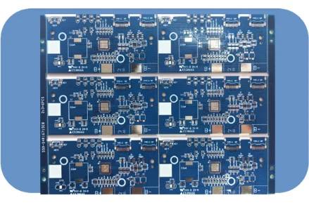 Four layer blue oil plate