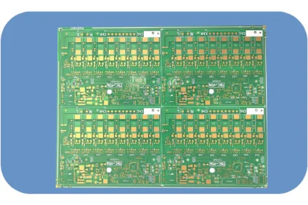 Six Layer impedance gold-plated board